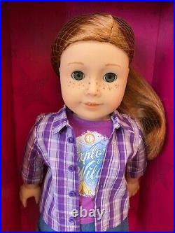 NEW American Girl Create Your Own 18 Doll Med Light Skin Red Hair Hazel Eyes