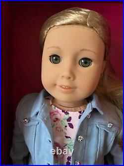 NEW American Girl Create Your Own 18 Doll Med Skin Blonde Hair Green Eyes