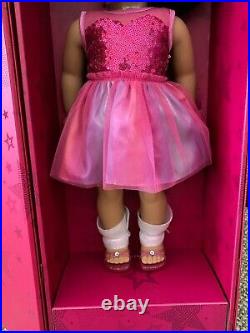 NEW American Girl Create Your Own 18 Doll Medium Skin Black Hair Brown Eyes