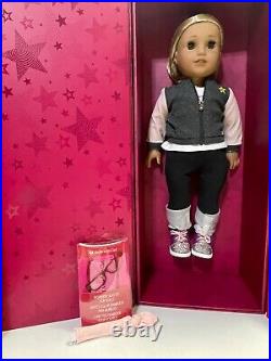 NEW American Girl Create Your Own 18 Doll Medium Skin Blonde Hair Lt Brown Eyes