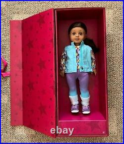 NEW American Girl Create Your Own 18 Doll Medium Skin Dk Brown Hair Brown Eyes