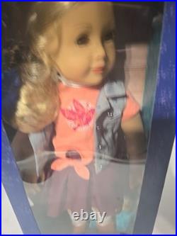 NIB NEW American Girl Tenney Grant 18 Doll With Book, Pajamas, Guitar