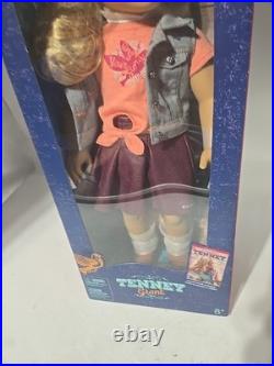 NIB NEW American Girl Tenney Grant 18 Doll With Book, Pajamas, Guitar