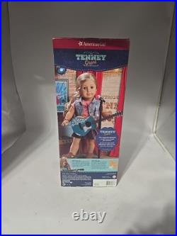 NIB NEW American Girl Tenney Grant 18 Doll With Book, Pajamas, Guitar