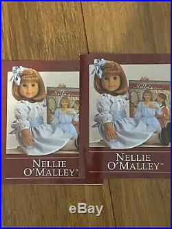 Nellie O'malley American Girl Doll (WITH STAND, OUTFITS AND BOOK) Slightly Used