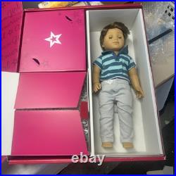 Nice 2014 American Girl LOGAN Everett Doll With Box Free Shipping