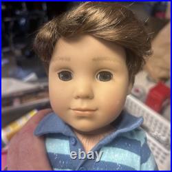 Nice 2014 American Girl LOGAN Everett Doll With Box Free Shipping