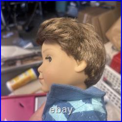 Nice 2014 American Girl LOGAN Everett Doll With Box Free Shipping