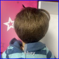 Nice 2014 American Girl LOGAN Everett Doll With Box Free Shipping