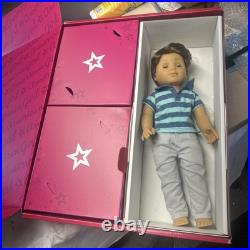 Nice 2014 American Girl LOGAN Everett Doll With Box Free Shipping