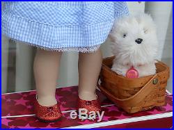 OOAK 18 American Girl Doll Custom Wizard of Oz Dorothy and Coconut Puppy