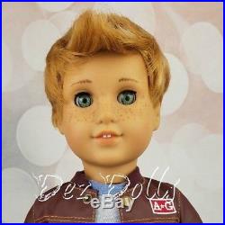 OOAK 18 Custom American Boy Doll Gold Blonde Ginger Caroline Aquamarine Eyes