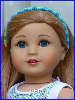 OOAK American Girl 18 Doll Custom Jess Ginger Auburn Ombre Hair Saige Blue Eyes