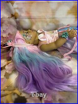 OOAK American Girl Doll 18 Unicorn Theme Facepaint Pink/Purple Hair