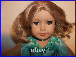 OOAK American Girl Doll Caramel Hair, Hazel Eyes and Pierced ears