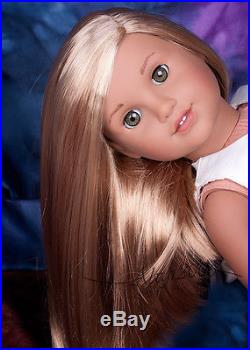 OOAK Gorgeous American Girl Doll Lea Custom with Isabella's blond wig