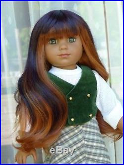 OOAK Kaya American Girl 18 Doll Hazel Eyes Custom Hair