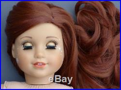 OOAK Moon Princess American Girl 18 Doll Custom Auburn Hair Hand Painted Eyes