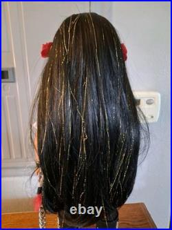 Ooak american girl doll love goth vibes with face up and custom outfit