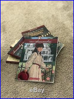 Original American Girl Doll Samantha Parkington with Book Assortment-Used