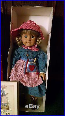 Original pre Mattel 1986 American Girl Doll, Kirsten Larsen and most accessories