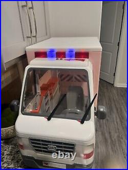 Our Generation Rescue Ambulance & Accessories Damaged Door -Tested & Working