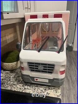 Our Generation Rescue Ambulance & Accessories Damaged Door -Tested & Working