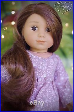 PRECIOUS Custom American Girl Doll Logan withdecal brown eyes MG wig OOAK jodybo