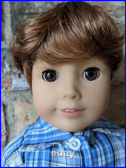 Paul Custom OOAK Boy American Girl Doll Auburn Hair Brown Eyes Brother Logan