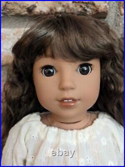 Pippa Custom American Girl Doll OOAK Brown Hair Bangs Brown Eyes Nanea CYO