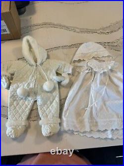 Pleasant Co American Girl Bitty Baby BrownHair/Eyes, Snowsuit, Sp Occasion Dress
