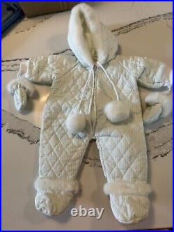 Pleasant Co American Girl Bitty Baby BrownHair/Eyes, Snowsuit, Sp Occasion Dress