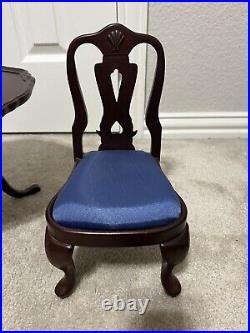 Pleasant Company American Girl Doll Felicity Tilt-Top Table & Chair Set Retired