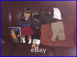 Pleasant Company American Girl Doll Molly LOT, Aviator, Lunchbox, Book