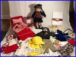 Pleasant Company American Girl Doll Molly LOT Clothes Bed Books Retired