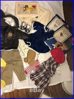 Pleasant Company American Girl Doll Molly LOT Clothes Bed Books Retired