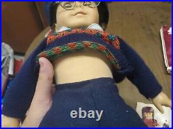 Pleasant Company American Girl Doll Molly in Meet Outfit 1990's + extra outfits