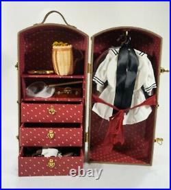 Pleasant Company American Girl Doll Samantha Wardrobe Trunk Lots of Accessories
