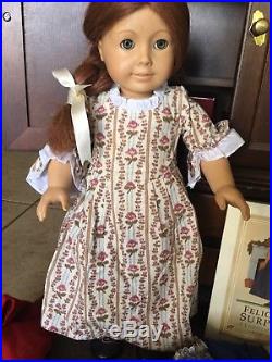 Pleasant Company (American Girl) Felicity Retired Doll, Clothes, Dresser EUC Lot