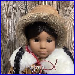 Pleasant Company American Girl Kaya 18 Retired Rare With Outfit 2002