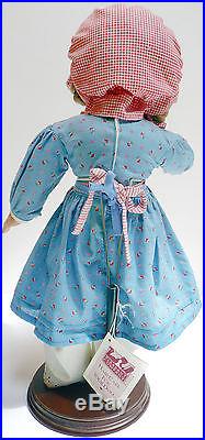 Pleasant Company (American Girl) Kirsten 18 Doll withBook & Stand DISPLAYED ONLY