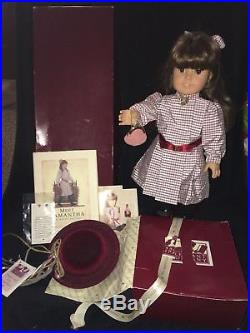 Pleasant Company American Girl SAMANTHA WHITE BODY DOLL With Box & Accessories