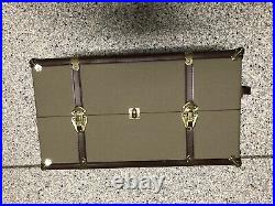 Pleasant Company American Girl Samantha Steamer Trunk with oval brass mirror