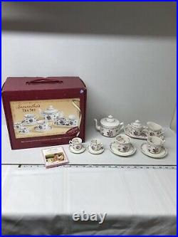 Pleasant Company American Girl Samanthas Tea Set Tea Party Box Mint
