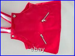 Pleasant Company American Girl Today Red VINYL JUMPER MEET OUTFIT MINT