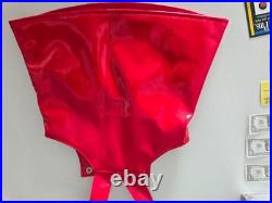 Pleasant Company American Girl Today Red VINYL JUMPER MEET OUTFIT MINT