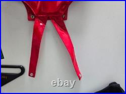 Pleasant Company American Girl Today Red VINYL JUMPER MEET OUTFIT MINT