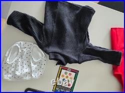 Pleasant Company American Girl Today Red VINYL JUMPER MEET OUTFIT MINT