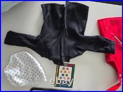 Pleasant Company American Girl Today Red VINYL JUMPER MEET OUTFIT MINT