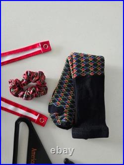 Pleasant Company American Girl Today Red VINYL JUMPER MEET OUTFIT MINT